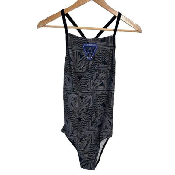 adidas Other - Adidas Girls Swimsuit One Piece Size XL 14/15 Marvel Black Panther Swim